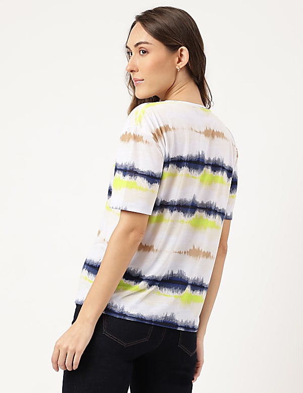 Abstract Printed T-Shirt
