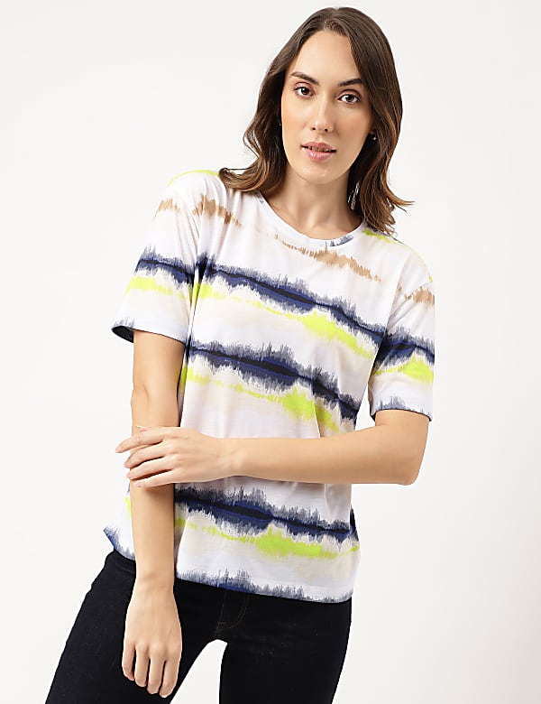 Abstract Printed T-Shirt