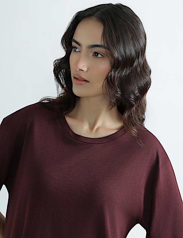 Pure Cotton Relaxed Fit Crew Neck T-Shirt
