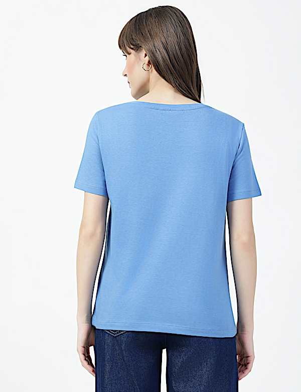SS VALUE V NECK PLAIN
