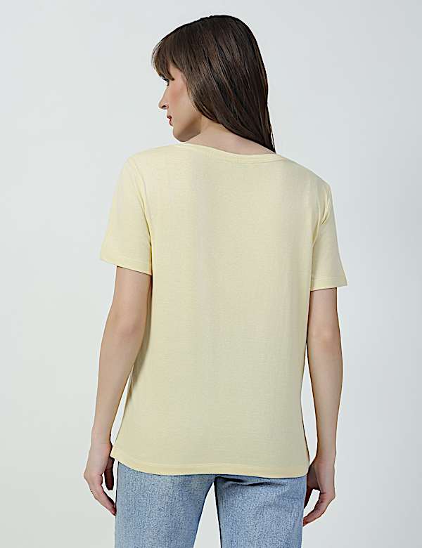 SS VALUE V NECK PLAIN