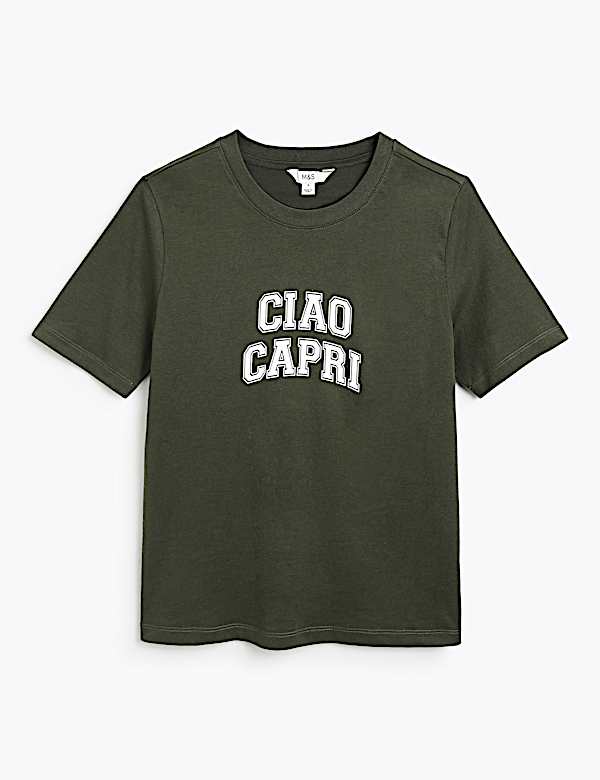 Pure Cotton Graphic Print T-Shirt