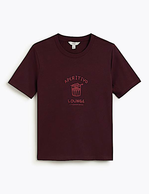 Pure Cotton Graphic Print T-Shirt