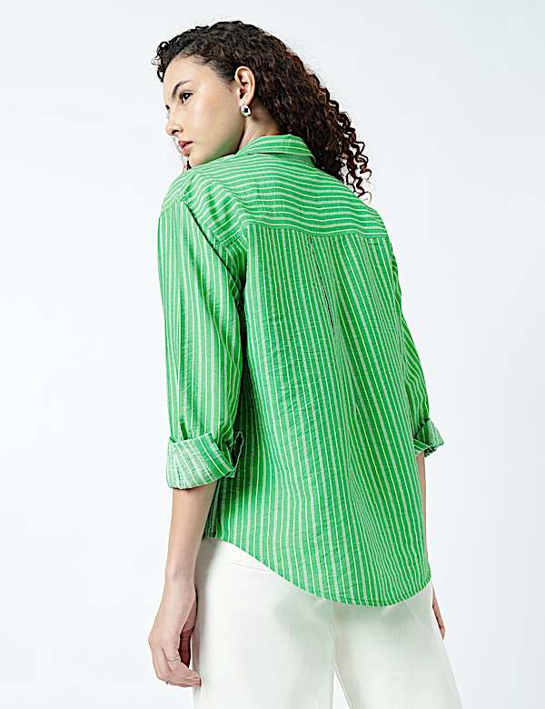 Regular Fit Pinstripe Shirt