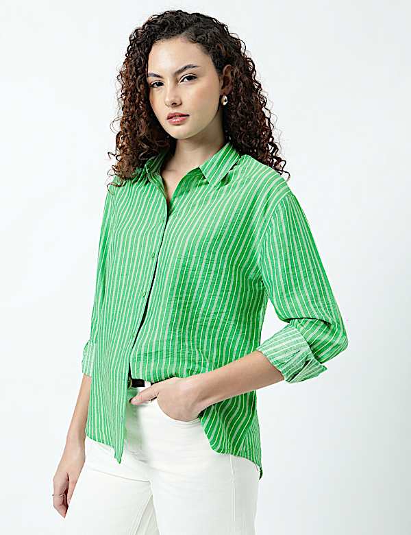 Regular Fit Pinstripe Shirt