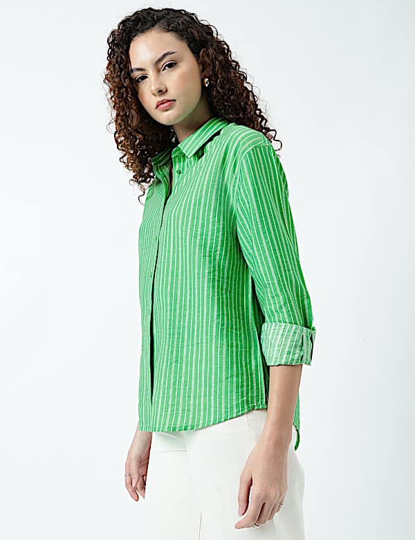 Regular Fit Pinstripe Shirt
