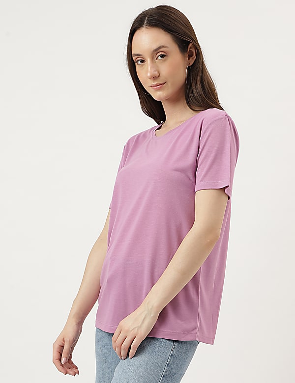 Relaxed Fit Crew Neck Tee