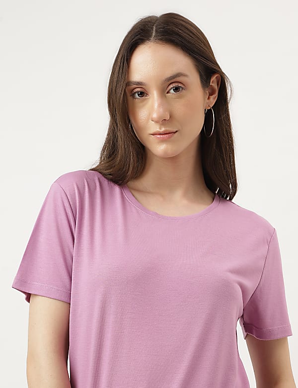 Relaxed Fit Crew Neck Tee