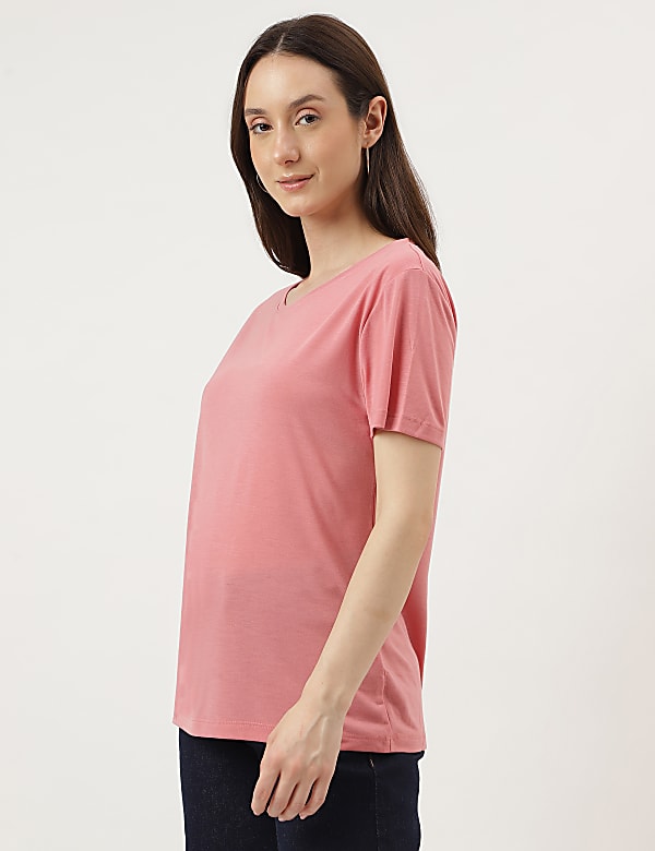 Relaxed Fit Crew Neck Tee