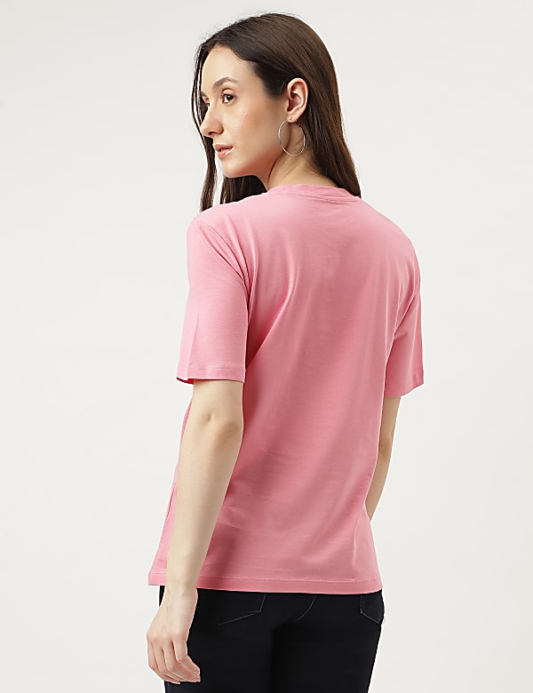 Straight Fit Crew Neck Tee