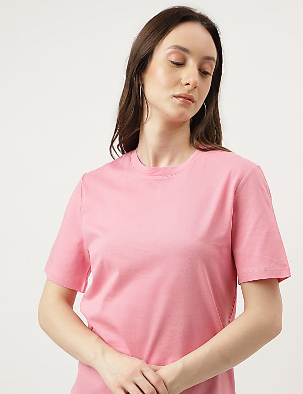 Straight Fit Crew Neck Tee