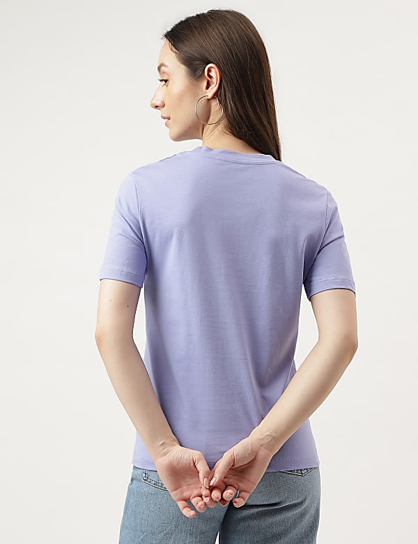 Straight Fit Crew Neck Tee