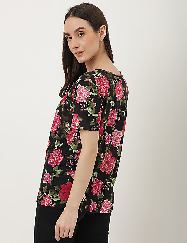 Printed Crew Neck T-Shirt