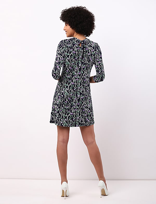 Floral Tie Back 3/4 Sleeve