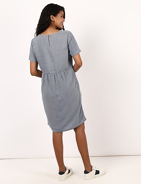 Pin Stripe Tencel Dress