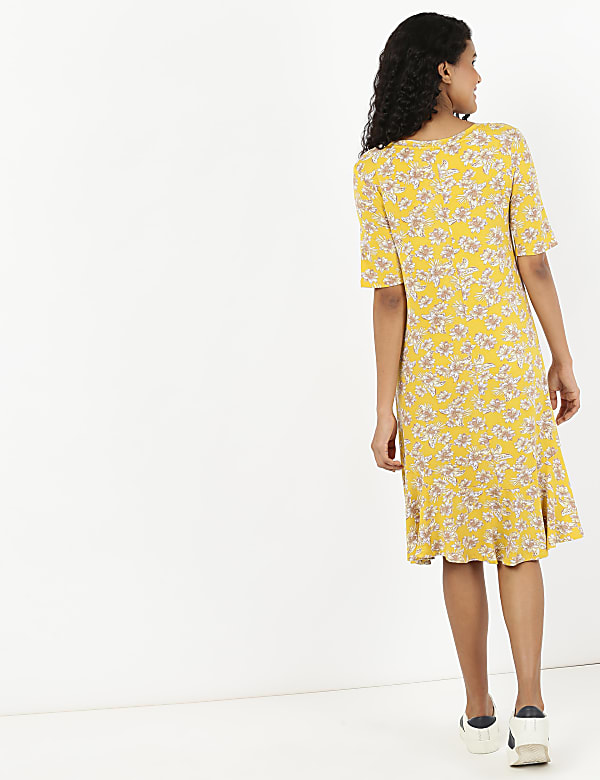 Jersey Flared Dress