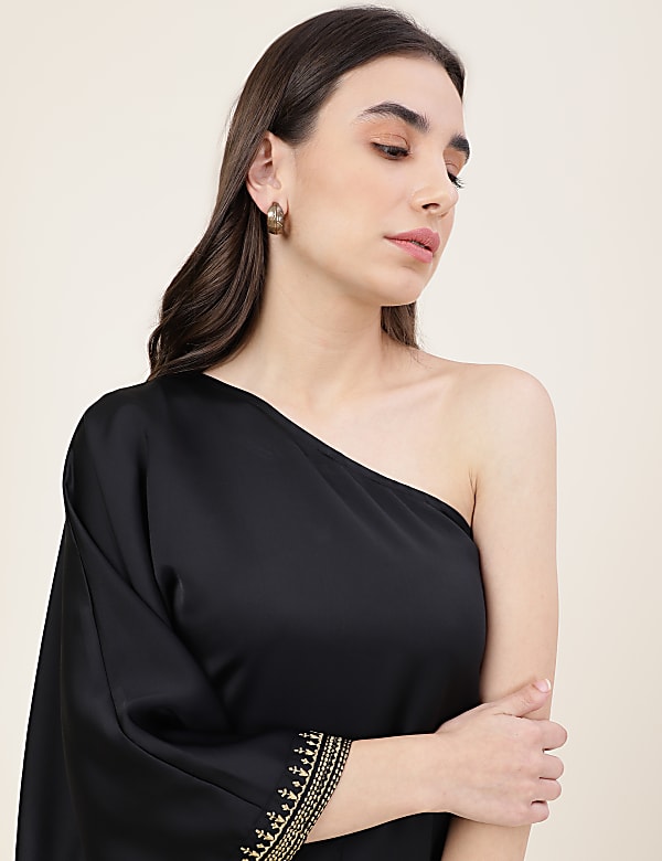Buy One Side Off Shoulder Dress at Marks Spencer