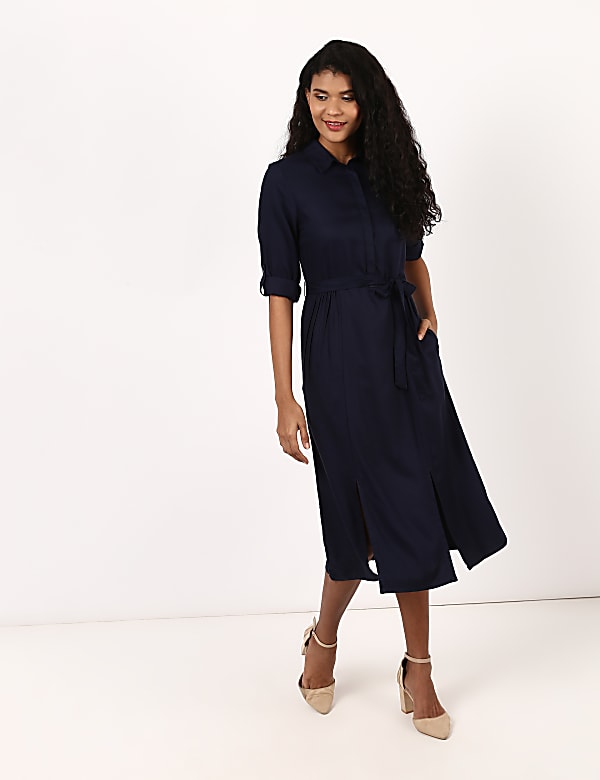 viscose shirt dress