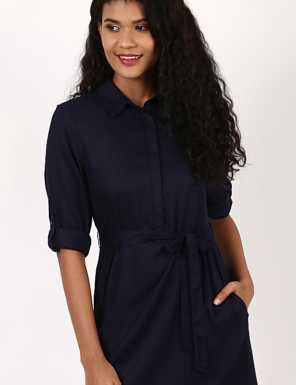 viscose shirt dress