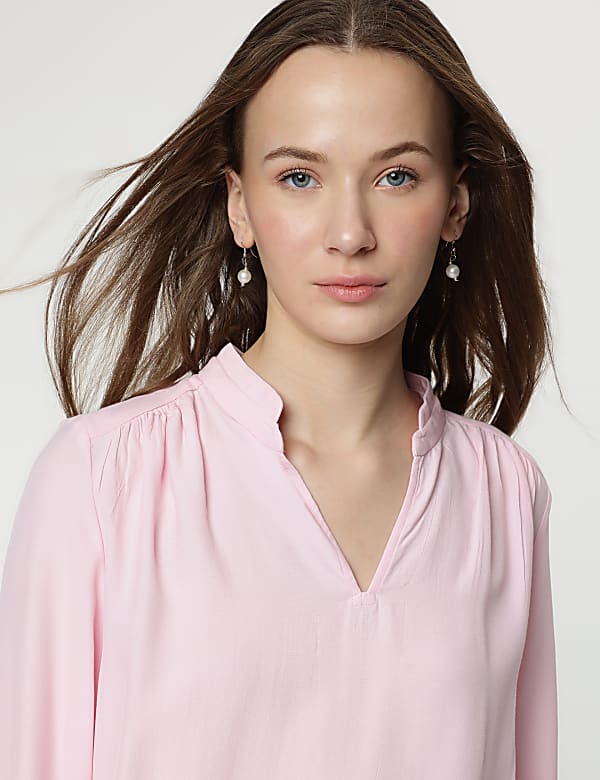 Pure Viscose Full Sleeves Blouse
