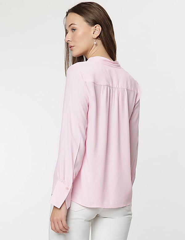 Pure Viscose Full Sleeves Blouse