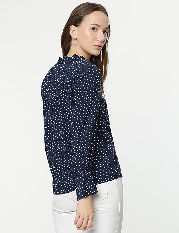 Pure Viscose Full Sleeves Blouse