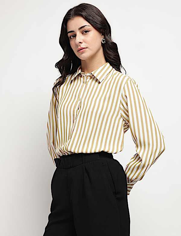 Stripes Collared Shirt