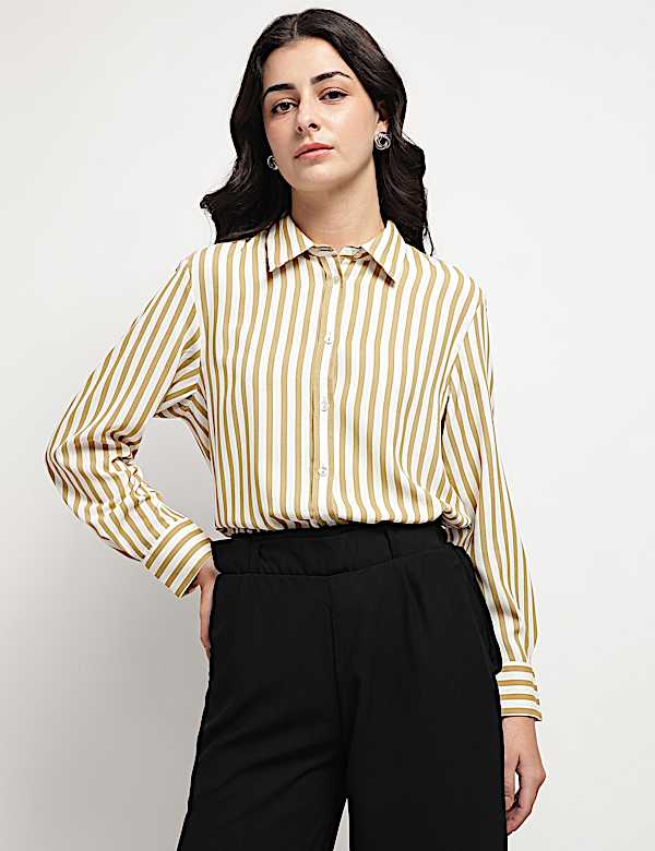 Stripes Collared Shirt