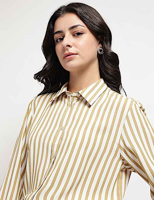 Stripes Collared Shirt