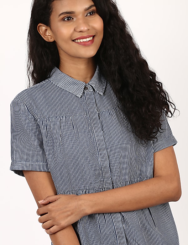 Stripe Short Sleeve Shirt