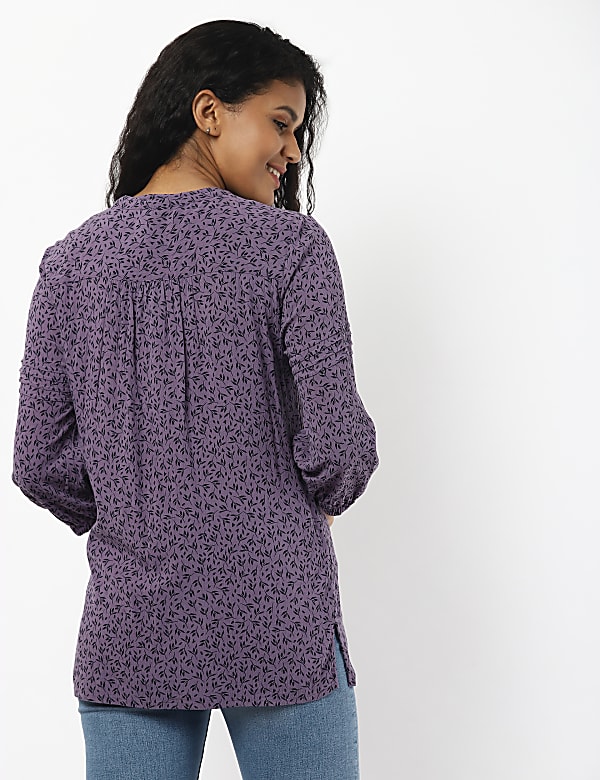 Viscose Lace Detail Blouse