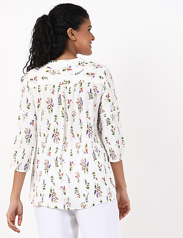 Viscose Lace Detail Blouse