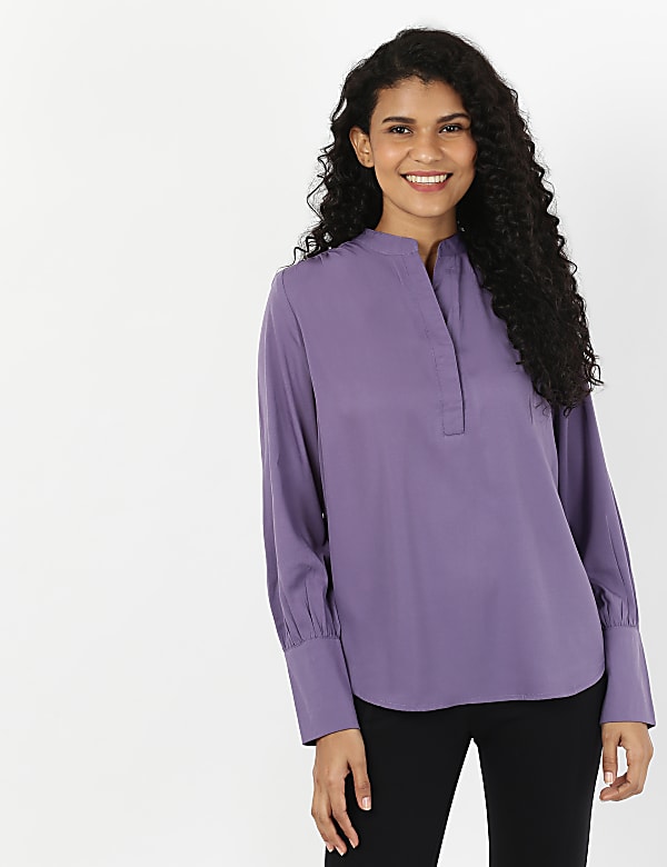 Front Smocked Blouse