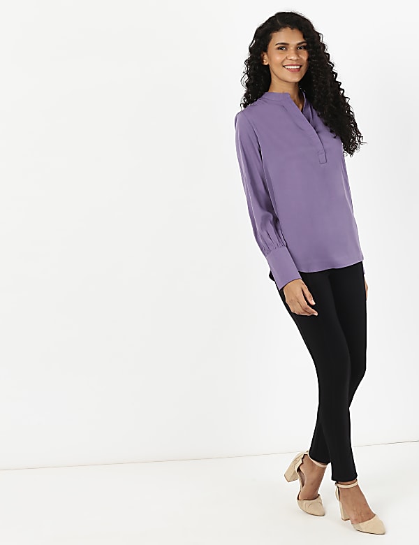 Front Smocked Blouse