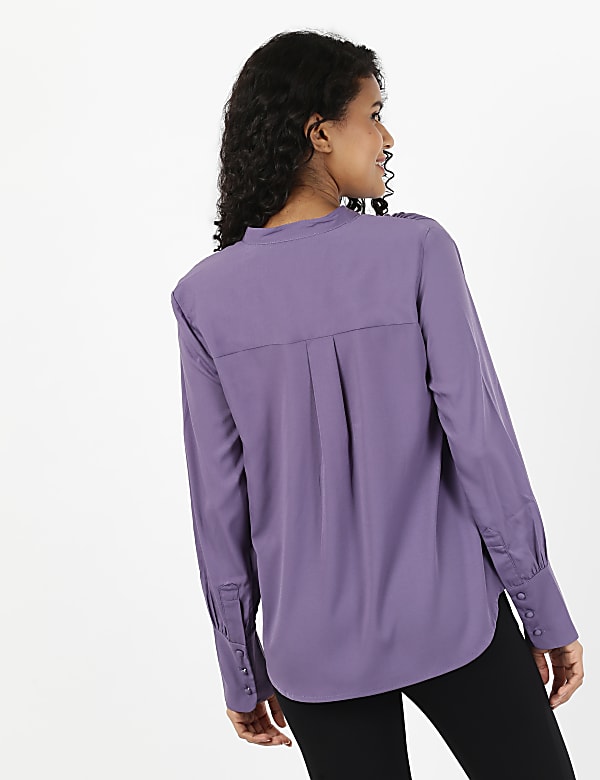 Front Smocked Blouse