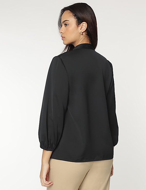 Mandarin Neck Blouse