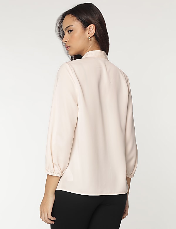 Mandarin Neck Blouse
