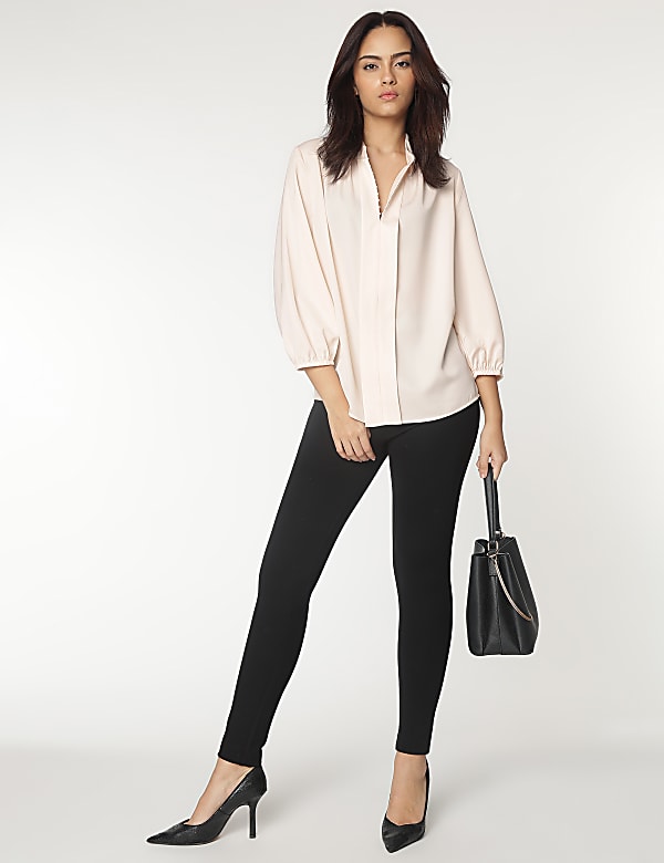 Mandarin Neck Blouse