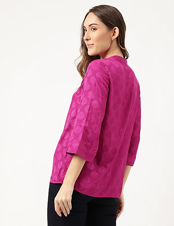 Viscose Printed Regular Fit Shirt