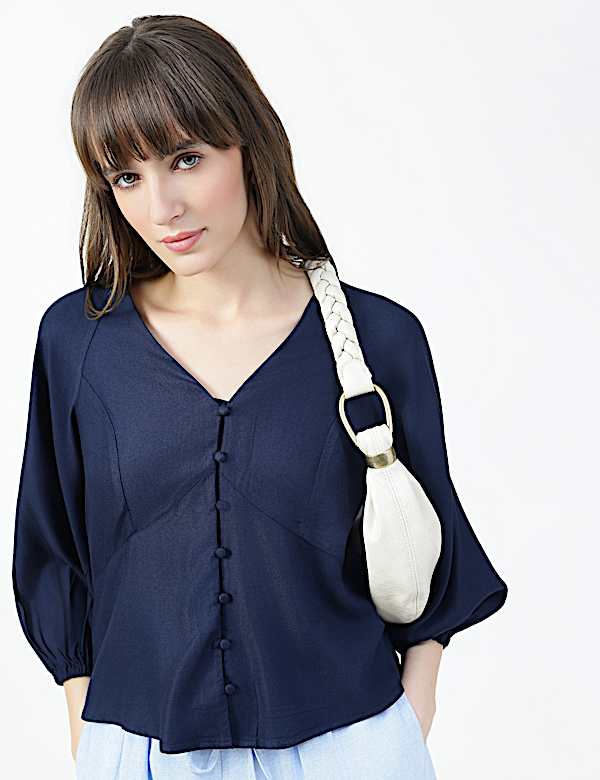 QUARTER SLEELVES EASY TOP