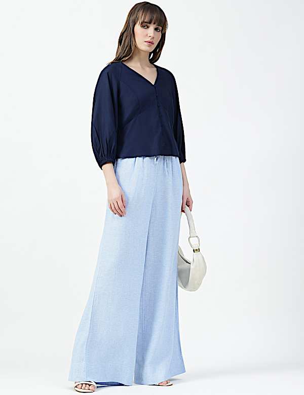 QUARTER SLEELVES EASY TOP