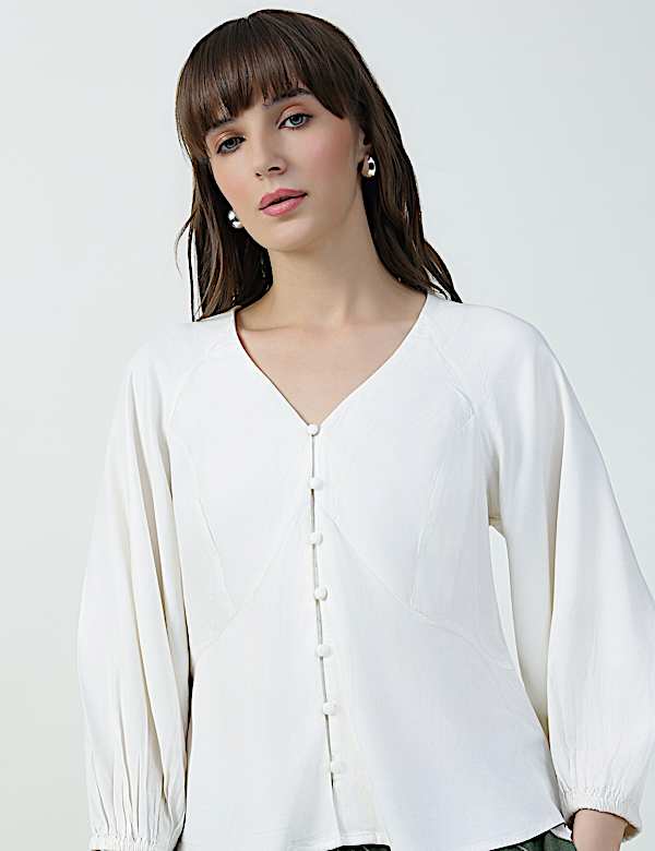 QUARTER SLEELVES EASY TOP