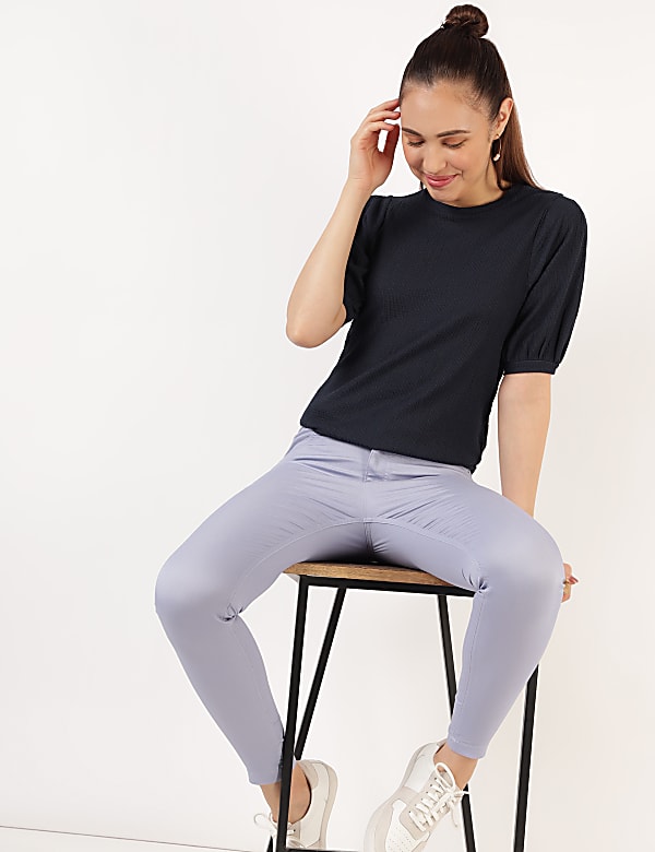 Turtle Neck Slim Fit Top