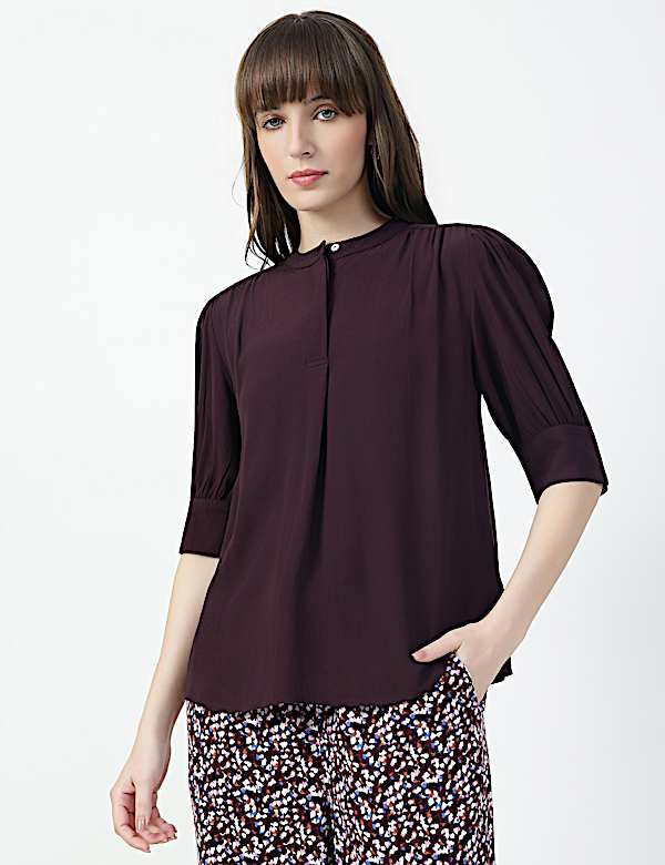 PUFF SLEEVED BLOUSE