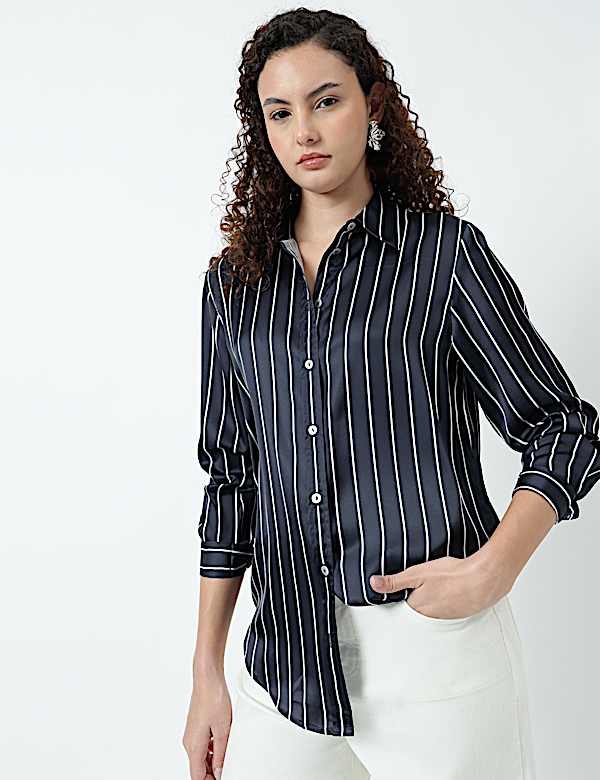 Regular Fit Pinstripe Shirt