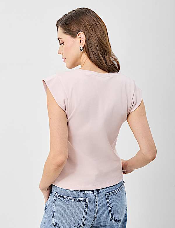 Pure Cotton Ribbed Top