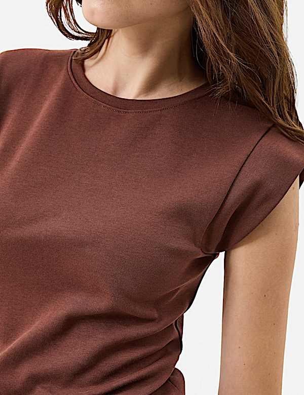 Pure Cotton Ribbed Top