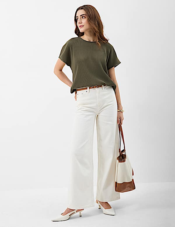 Ribbed Jersey Relaxed Fit Top