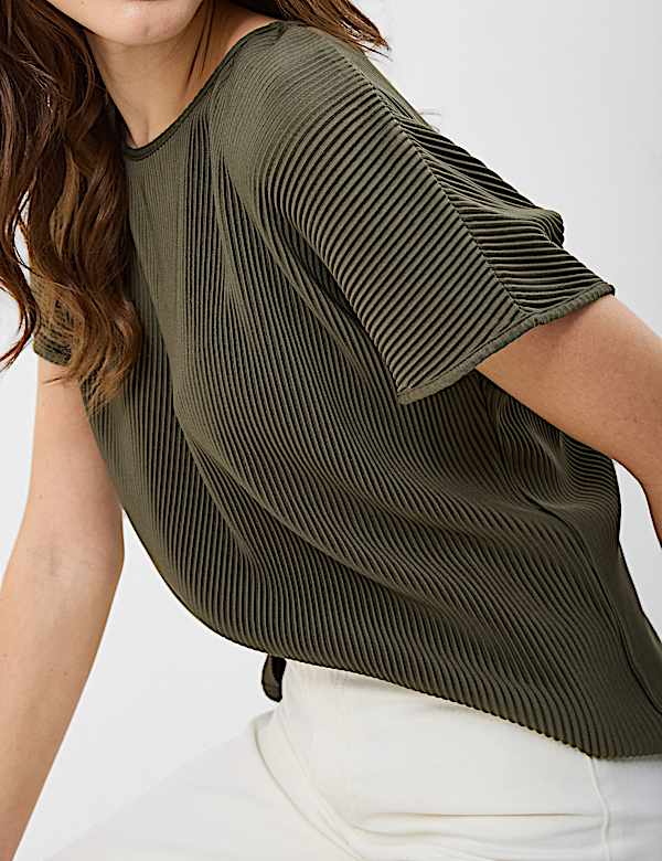 Ribbed Jersey Relaxed Fit Top