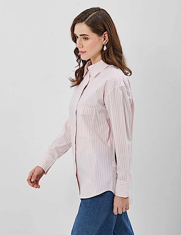 Cotton Rich Collared Shirt